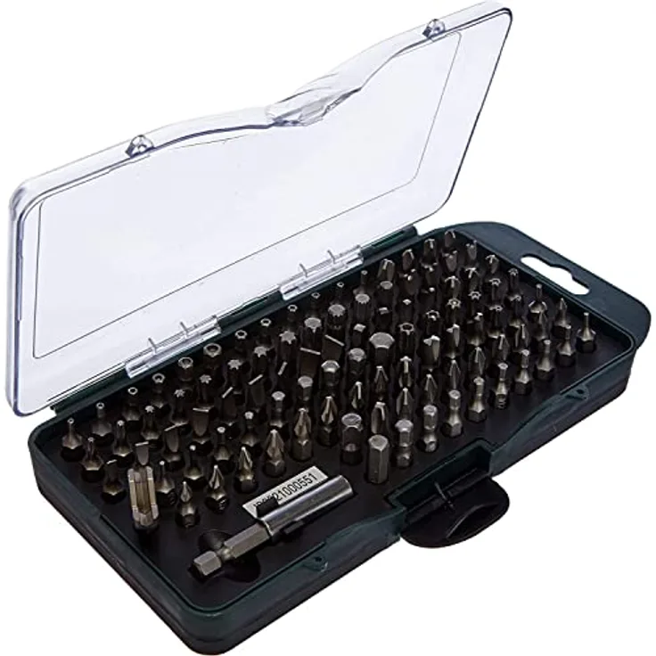 Brüder Mannesmann M29892 Bit-Set, 100-teilig mit hochwertigen Bits