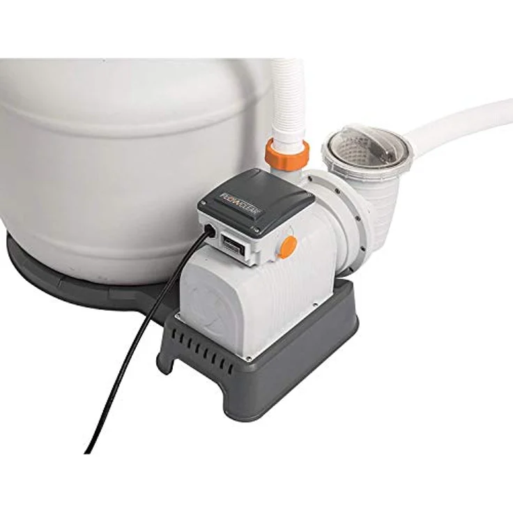 Bestway Flowclear Sandfilteranlage mit Zeitschaltuhr 11,355 l/h Sandfilter, grau – Bild 6