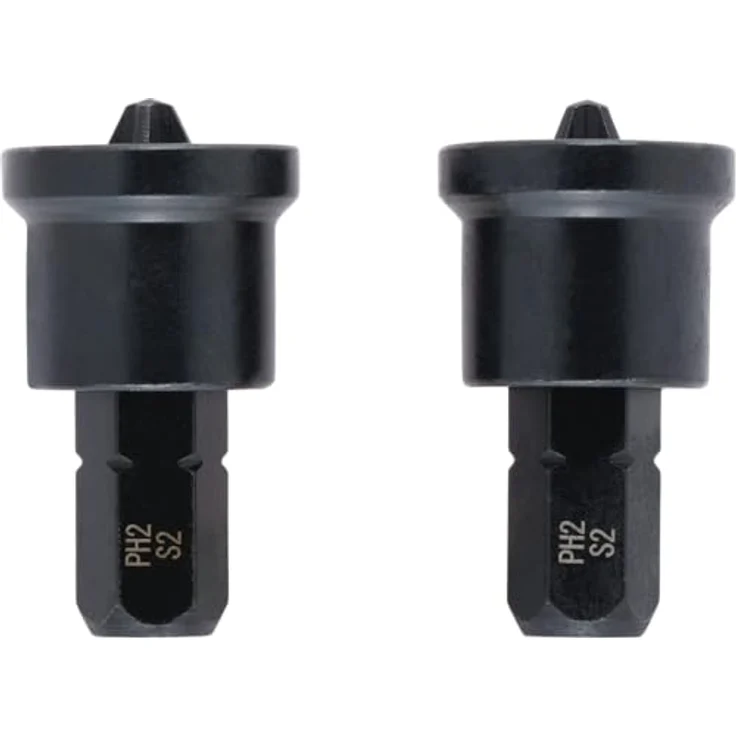 Einhell Rigipsbits Set, 2-tlg., 25 mm PH2, S2-Stahl für Trockenbau, C 6.3 Schaft