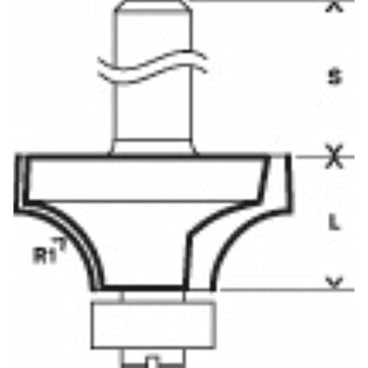 Bosch Professional Abrundfräser Standard for Wood (für Holz, Radius 8 mm, Arbeitslänge , Zubehör Handfräse) – Bild 5