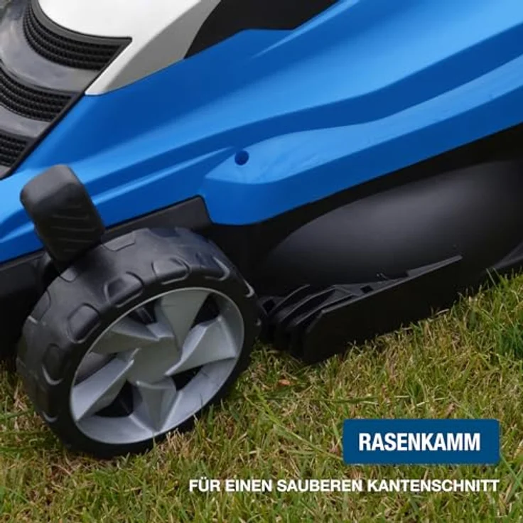 Hyundai Elektro-Rasenmäher LM3301E, 1.300 W mit 33 cm Schnittbreite und Mulchfunktion für Rasenflächen bis 400 m² – Bild 6