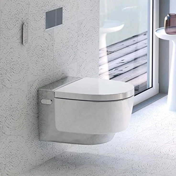 Geberit AquaClean Mera Cl WC-Kpl.-Anlage, wandhängend, hochglanz-verchromt – Bild 9