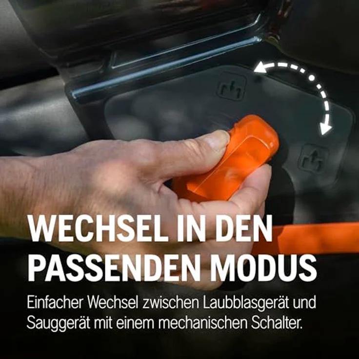 Husqvarna Aspire BVX-P4A, Akku-Laubbläser mit P4A 18-B72 Akku und P4A 18-C100 Ladegerät, bürstenloser Motor, stufenlose Geschwindigkeitsregelung, für kleinere Gärten – Bild 6