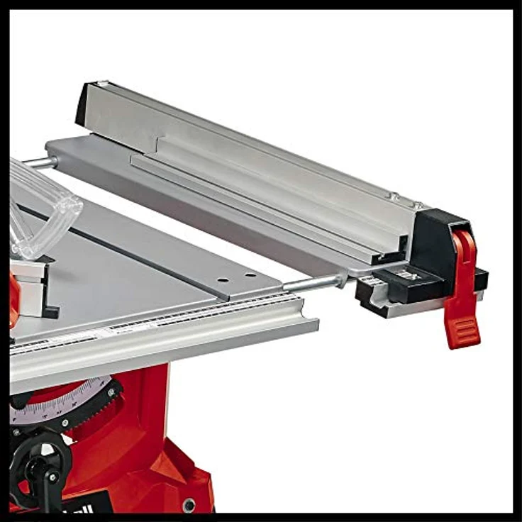 Einhell Tischkreissäge TC-TS 2225 U (max. 2200 W, 254 x ¸30 mm Sägeblatt, Parallel--Winkelanschlag, Softstart, neigbares Sägeblatt, Höhenverstellung bis 80 mm) – Bild 4