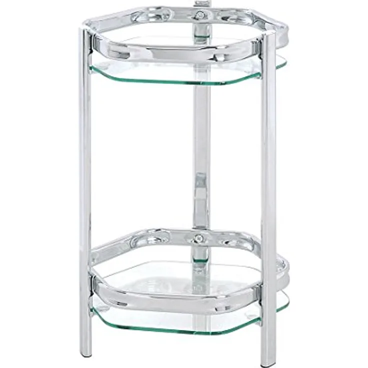 HAKU Möbel Blumenregal Metall silber
