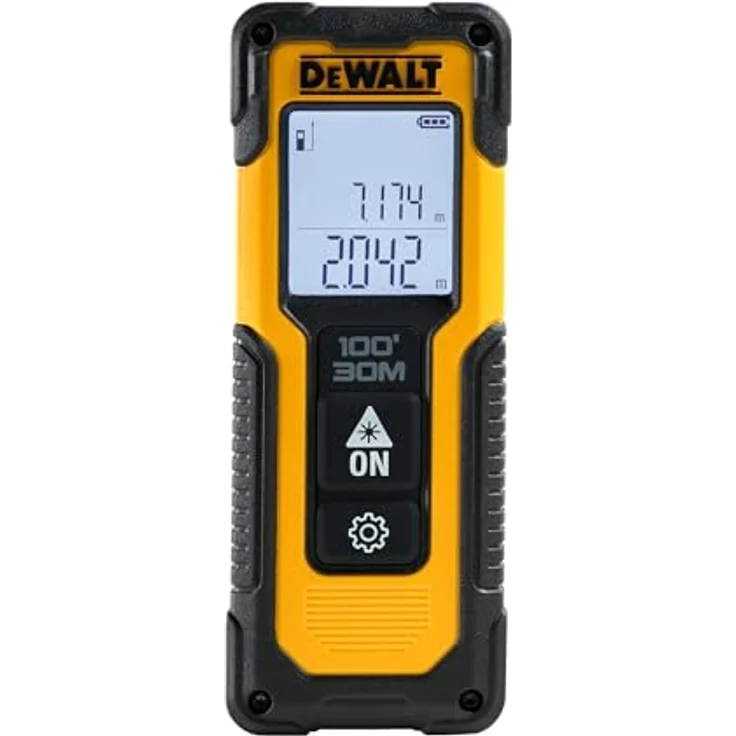 DeWALT Entfernungsmesser DWHT77100-XJ, Distanzmesser, Abstandsmesser, bis zu 30m, Kompakte Bauform – Bild 2
