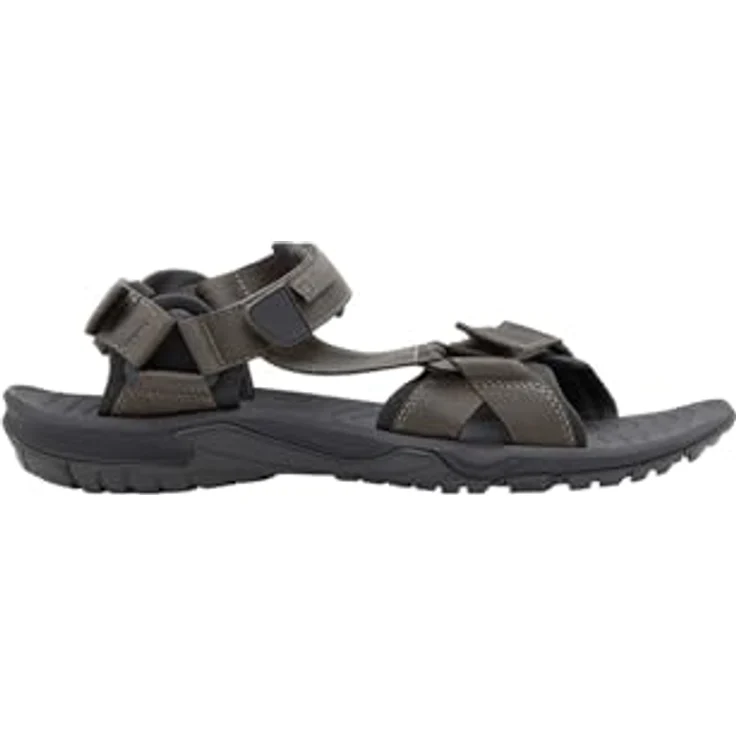 Jack Wolfskin Lakewood Ride Sandal M, Herren Sicherheitssandalen mit verstellbaren Riemen, Braun, Größe 47 – Bild 1