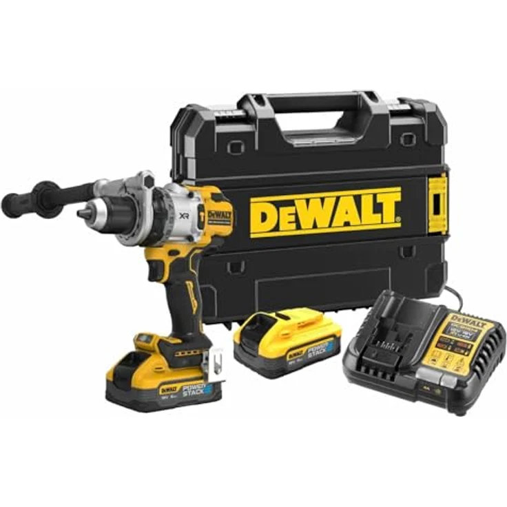 DeWALT Akku-Schlagbohrschrauber DCD1007H2T-QW 18V 5Ah Akkuschrauber Bohrmaschine, 169 Nm Drehmoment, blau – Bild 1