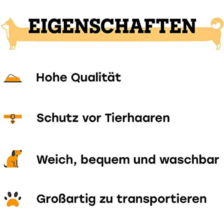 vitazoo Hundedecke waschbar in grau in 70 x 100 cm – Thermodecke/Hundekissen – für ausgewachsene Hunde, Welpen und auch Katzen – weich und flauschig – Bild 4