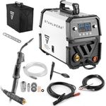 STAHLWERK Schutzgasschweißgerät MIG MAG 200 ST Digital IGBT, 40 - 200 A, Packung, Inverter mit 200 A, Spot-Funktion, Schutzgas-Schweißgerät, blau - Preisvergleich