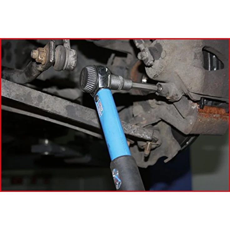 KS Tools Bohrer- und Bitset 1/2" Innensechskant Stecknuss, lange Ausführung, 7mm, vernickelter Biteinsatz nach DIN 7422 – Bild 3