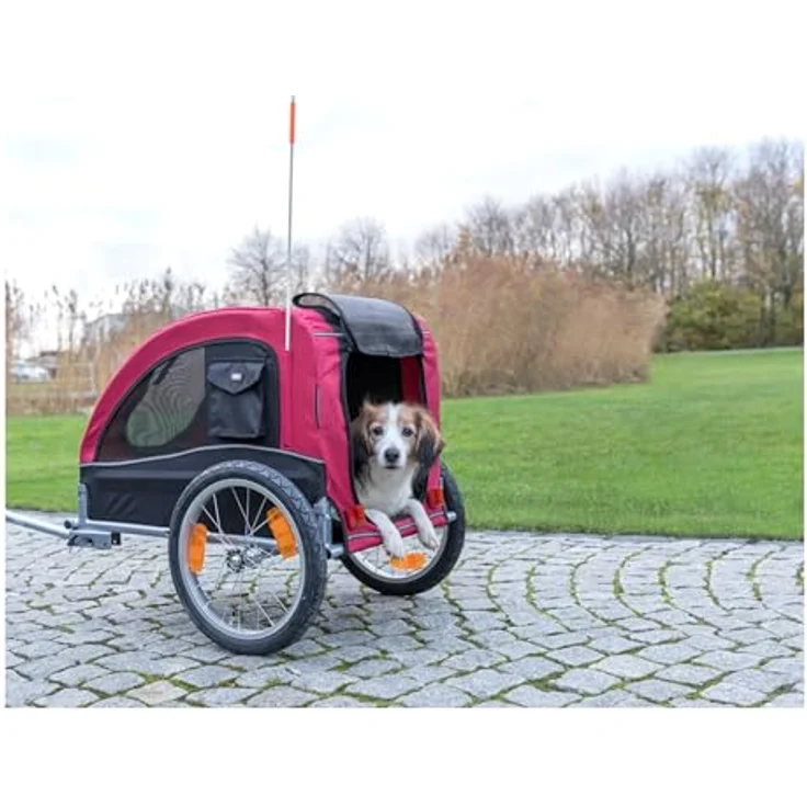 Trixie Fahrradanhänger 63x68x75 (137)cm – Bild 3