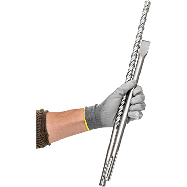 STIER SDS-Max Bohrer- & Meißelsatz 7-tlg. 400mm / 500mm, leistungsstarke Bohrer aus Hartmetall – Bild 2