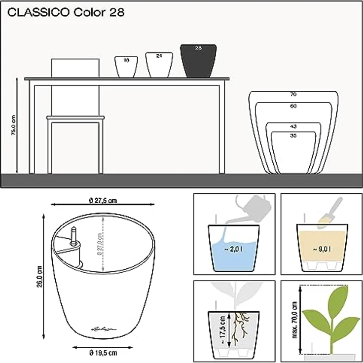LECHUZA CLASSICO Color 28 sandbraun 13193 – Bild 4