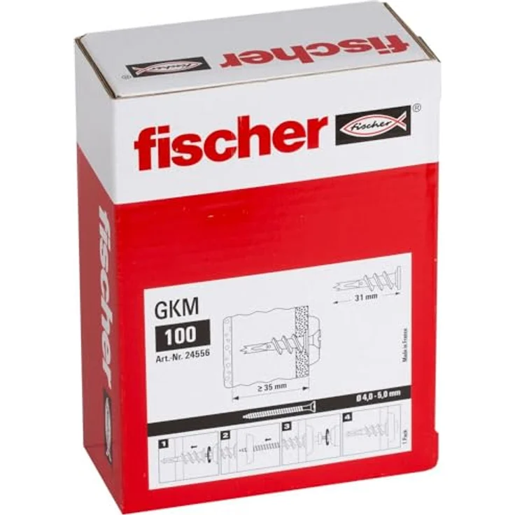 fischer Gipskartondübel Metall GKM - Preisvergleich – Bild 2