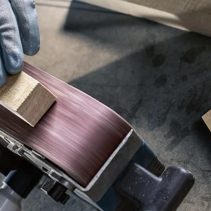 Bosch Professional Schleifband für Bandschleifer Holz und Farbe Best for Wood and Paint (3 Stück, Körnung 80, X440) – Bild 7