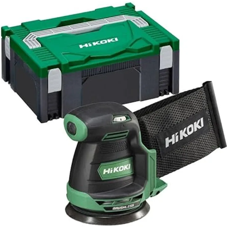 HIKOKI SV1813DAW2Z Schwingschleifer, 18 V, Ø 125 mm (nur Produkt) im Koffer