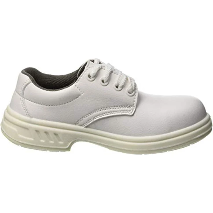 PORTWEST Schnürschuh S2, klassischer Sicherheitsschuh mit gepolstertem Schaft, Farbe Weiß, Größe 40 – Bild 6