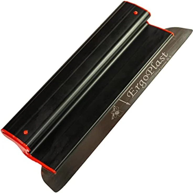 HALBAU Flächenspachtel 800 mm, Edelstahl, flexibles Blatt 0,3 mm, ergonomischer Kunststoffgriff, ultraleicht – Bild 4