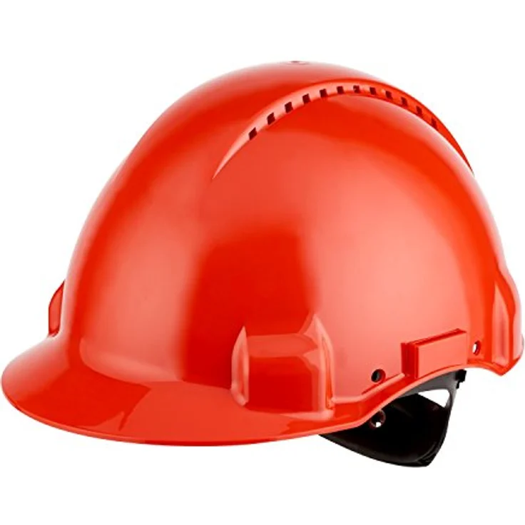 3M Peltor Schutzhelm G3000, G30NUR, mit 3M Uvicator Sensor, ABS, mit Schweißband und Ratschensystem, rot – Bild 4