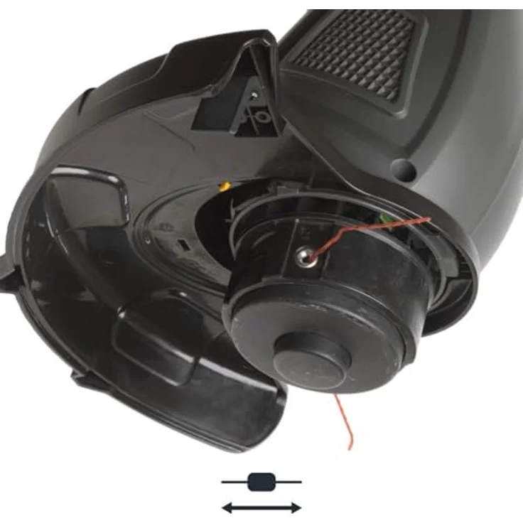 STIGA GARDEN Elektro-Rasentrimmer GT 104c, 24 cm Arbeitsbreite Faden, Tap&Go Doppelfadenspule – Bild 4