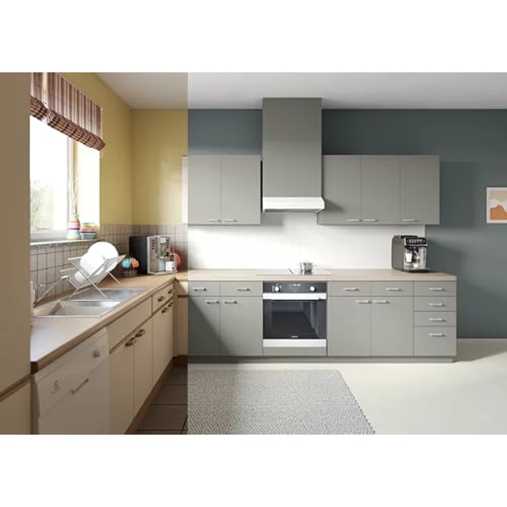 Alpina Möbellack Granit, seidenmatt, 750 ml, wasserbasiert, für Möbeloberflächen, reinigungsbeständig, für ca. 10 m² – Bild 3