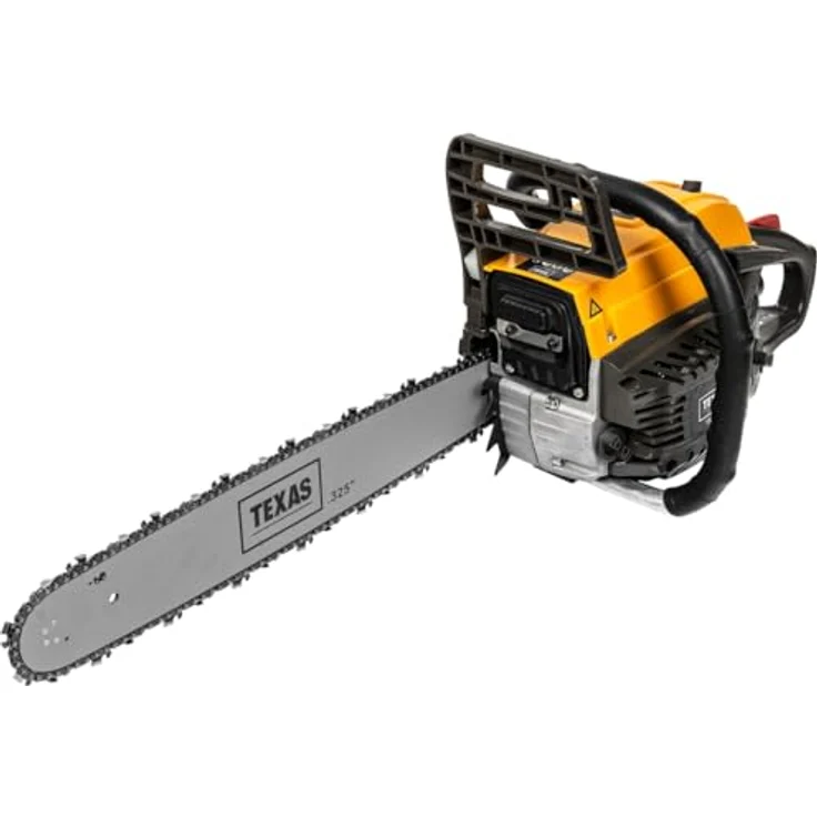 Texas Benzin-Kettensäge TS5620, 50 cm Schwertlänge, inkl. Extra Kette, Schutzbrille, Kettenöl und Gehörschutz, 56,5 cc Motor, 21 m/s Kettengeschwindigkeit – Bild 3