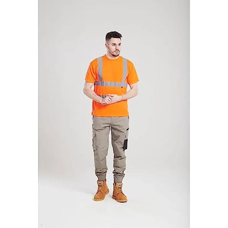Portwest Herren Warnschutz T-Shirt Atmungsaktiv, Klasse 2 Gr. XXXXL – Bild 9