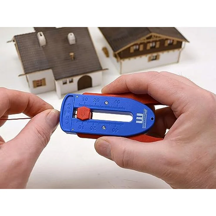 WEICON 51000002 Präzisions-Abisolierer S Abisolierwerkzeug für feine Leiter-Drähte, Rot-Blau – Bild 7