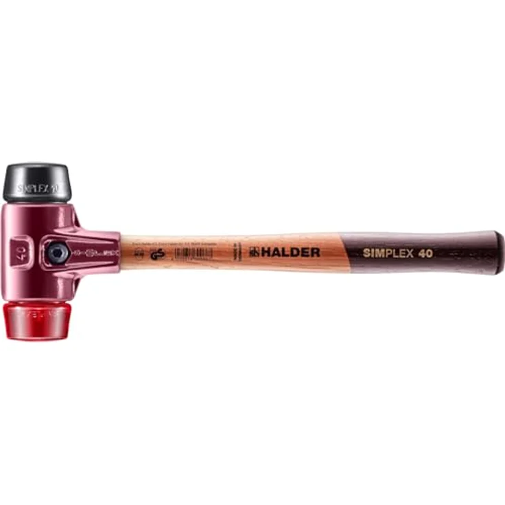 Halder Schonhammer SIMPLEX Gummi/Plastik Durchmesser:40mm – Bild 2