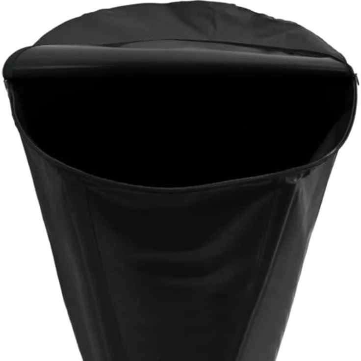 vidaXL Bewässerungssystem Wassertank, faltbar 750 L PVC mit Wasserhahn, schwarz – Bild 4