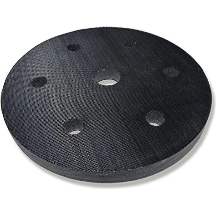 MENZER Klettpad (225 mm, weich) für Trockenbauschleifer, sechsfache Lochung für effiziente Staubabsaugung, kompatibel mit LHS und TBS Modellen – Bild 1