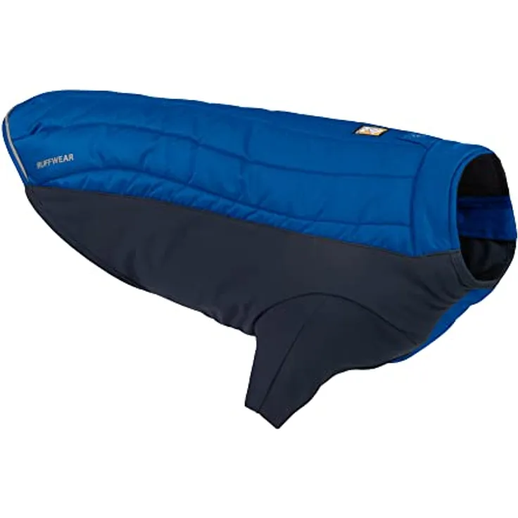 RUFFWEAR Powder Hound Isolierte Hundejacke, Wetter- und wasserabweisend, kaltes Wetter, Hundemantel mit Fleecefutter, Premium Wintermantel Schneeanzug für Hunde, Blue Pool – X-Small