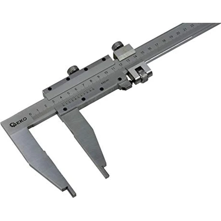 Geko G01496 Schwerlast-Messschieber, 600 mm, 0,05 mm, Silber - Hochwertiger Messschieber aus Polen – Bild 2