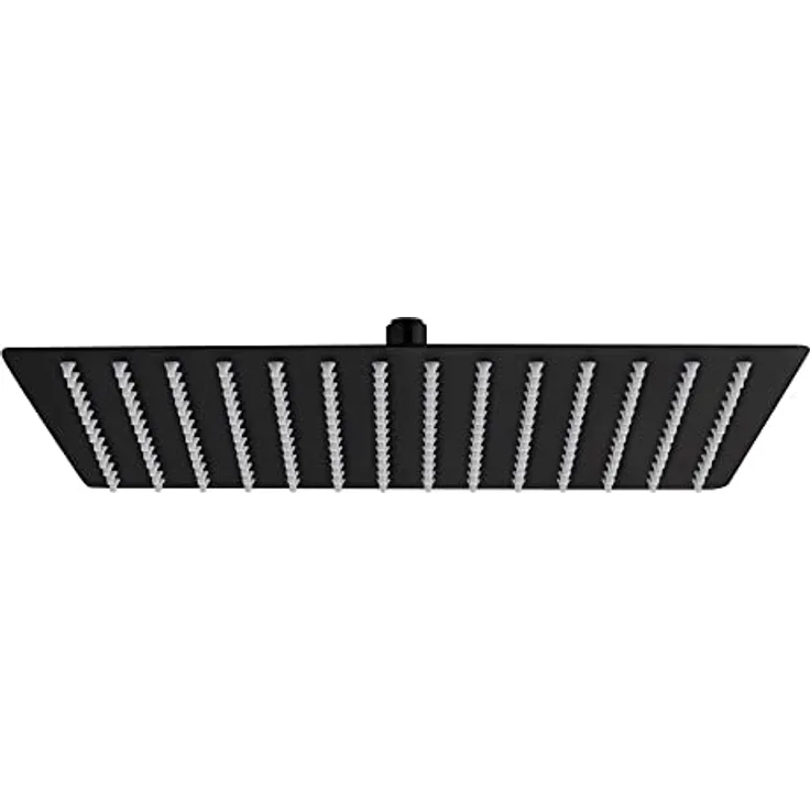 Aloni Regendusche Kopfbrause Quadrat Schwarz matt 30 x 30 cm
