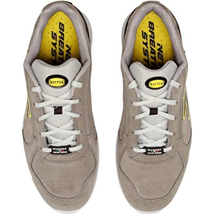 Diadora Utility RUN NET AIRBOX S3, Arbeitsschuhe aus Kalbswildleder, beige, Gr. 42 – Bild 7