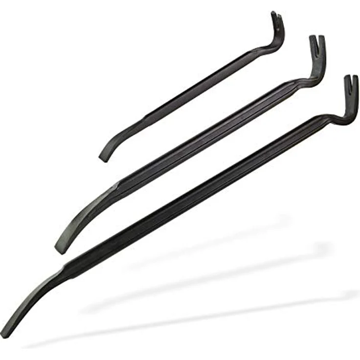 DEMA Brecheisen Set 3-teilig, gehärteter Stahl, 40/61/80 cm, vielseitig einsetzbar für Heimwerken und Bauarbeiten – Bild 2