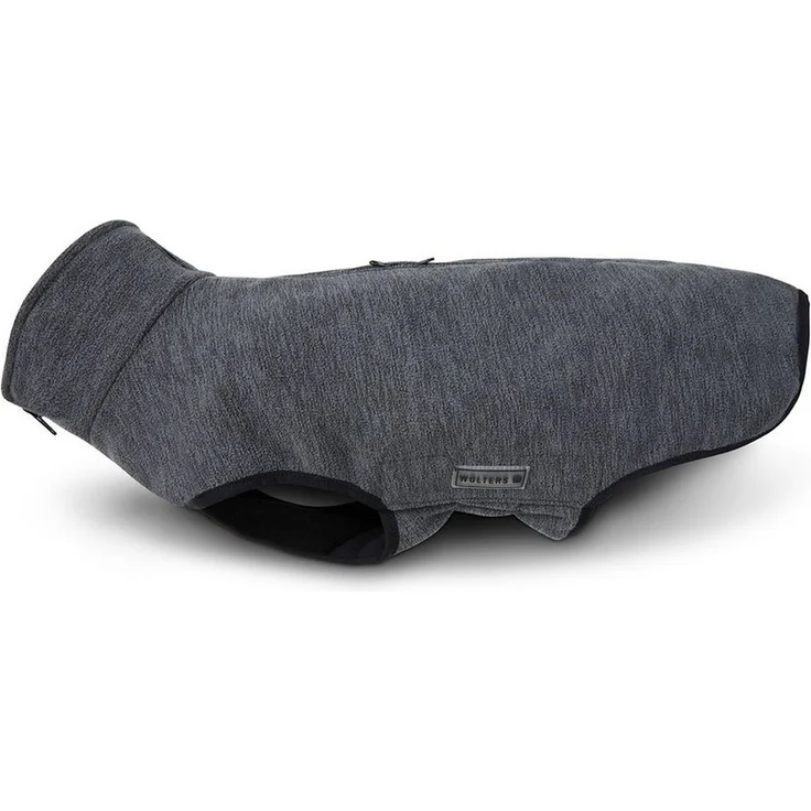 Wolters Hundemantel Fleecejacke Casual Soft & Dry, wasserdicht und windabweisend, grau