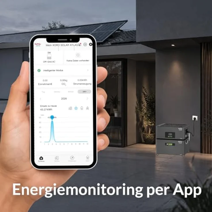 XORO SOLAR ATLAS-F 7.2 kWh Stromspeicher, AC-gekoppelt, erweiterbar bis 12 kWh, IP65, mit Notstromfunktion – Bild 10