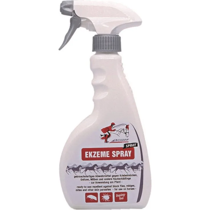 Schopf Riders IC 10 Ekzeme Spray, 500 ml Insektenspray mit 98 g/kg Icaridin für Fliegenschutz bei Pferden