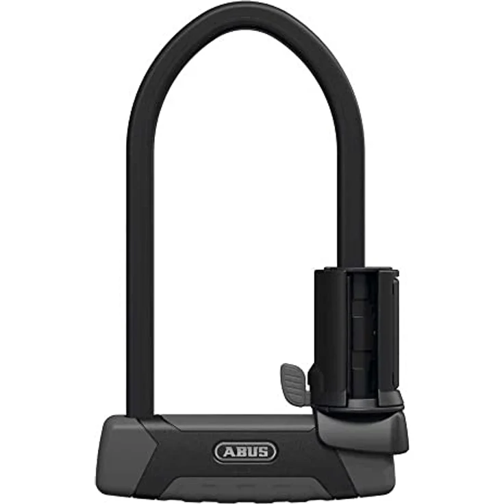 ABUS GRANIT XPLUS 540/160 + SH B, Bügelschloss mit gehärtetem Parabolbügel und Power Cell Technologie, für hohe Sicherheit von Fahrrädern und E-Bikes, inklusive Halterung – Bild 1