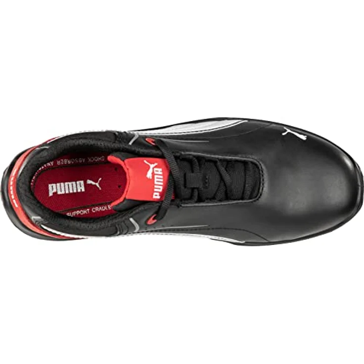 PUMA Safety TOURING BLACK LOW, Sicherheitsschuh mit Duo-PU Sohle und MOTO PROTECT Technologie, schwarz – Bild 2