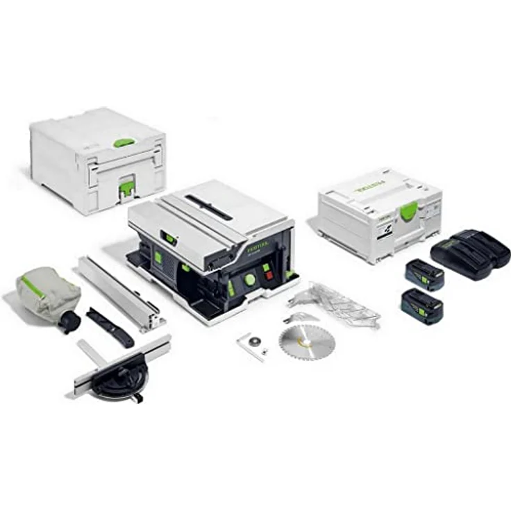 Festool CSC SYS 50 EBI EBI-Plus (577374) (mit Kreissägeblatt, Parallelanschlag, Schiebestock, Winkel-Rastanschlag, Spänefangsack, Spaltkeil, Innensechskantschlüssel, Energie-Set) – Bild 1