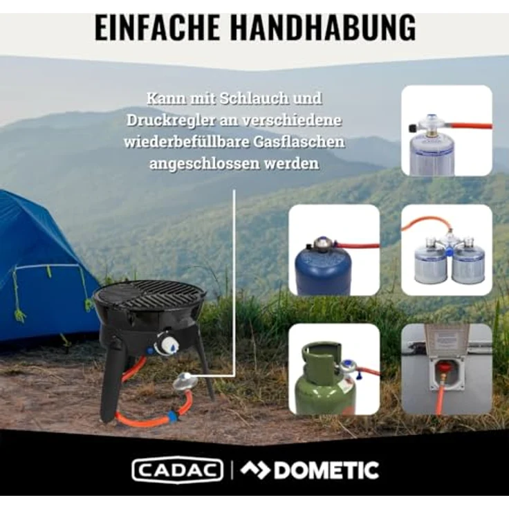 Cadac Gasgrill Campinggrill Safari Chef 2 LP 50 mbar – Bild 4