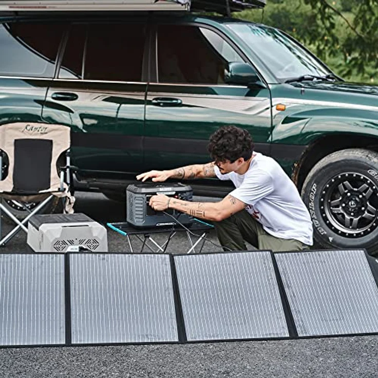 BALDERIA Solarboard SP120 120 W für Outdoor Camping Notfall Balkon Wohnmobil – Bild 3