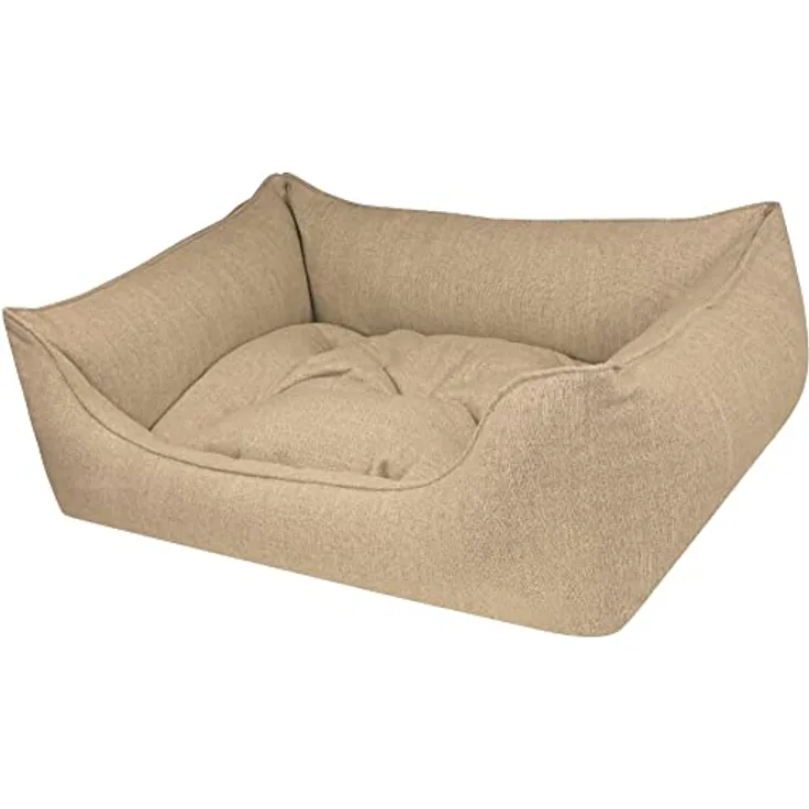 Dandy Dog Hundebett Dog Sand - abziehbar Bezug und Füllung waschbar gelenkschonend kuschelig robust Qualität Made in Germany - Größe XL