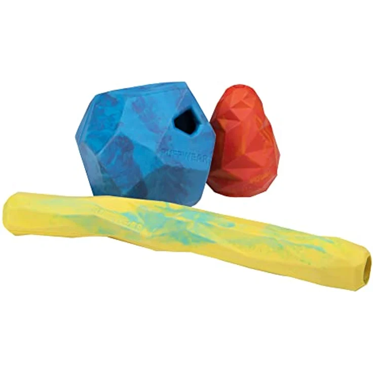 Ruffwear Gnawt-a-Cone Hundespielzeug in div. Farben 7,5 x 10 cm, Farbe:Blue Pool – Bild 5