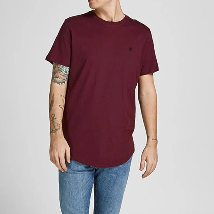Jack & Jones Brody T-Shirts 5er Pack, Herren, Regular Fit, Baumwolle, Blau-Rot-Grün-Weiß-Schwarz, (S) – Bild 4