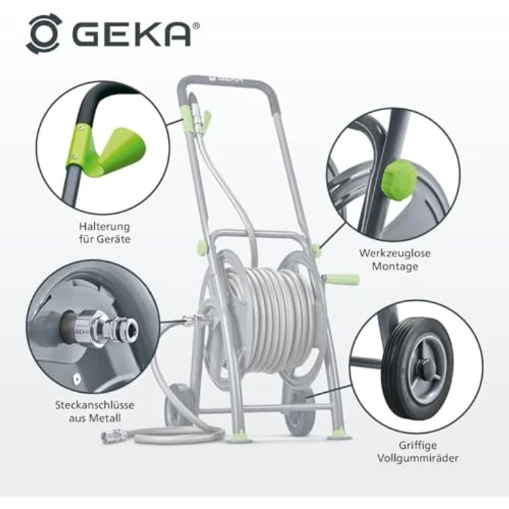 Geka Schlauchwagen Geka plus P25SST Anschl.-Gew.26,44mm G 3/4 Zoll pulv.STA Geka – Bild 5