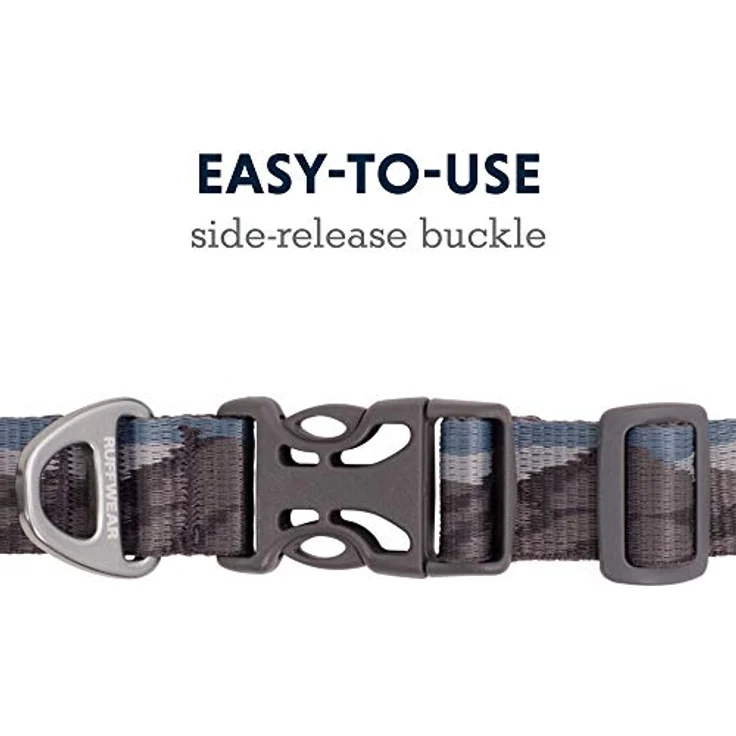 RUFFWEAR Flat Out Collar, Klassisches Hundehalsband für Große bis Sehr Große Hunderassen, Einstellbare Passform, Größe L (51-66 cm), Rocky Mountains – Bild 4